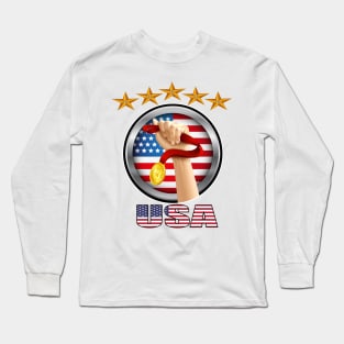 USA first place in sports Long Sleeve T-Shirt